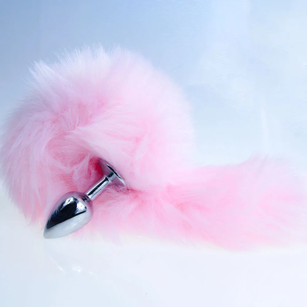 Pink Fox Butt Plug Tail Anal Teaser Comfort Furry Beginner Sex Toy Indeed Explore Ass Dog Play Women stimulate Furry Cosplay 250227