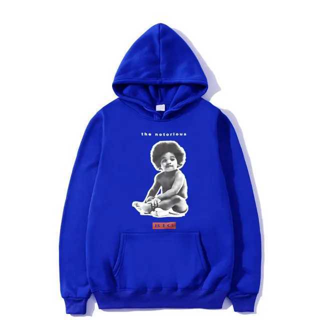 Rapper BIG Poppa Graphic Hoodie Mens Rap Oversized Sweatshirt Biggie Smalls Hoodies Men Women Hip Hop Sportswear X250227 L251018R04X