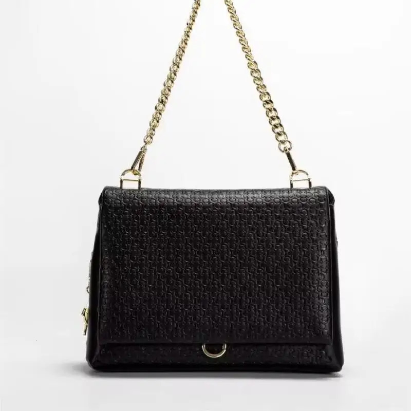 Ship from US CH Womens Classic Printed Shoulder Bag Fashion Simple Large Capacity Basic Bags High Qualit Elegant Retro Style 250227FBB