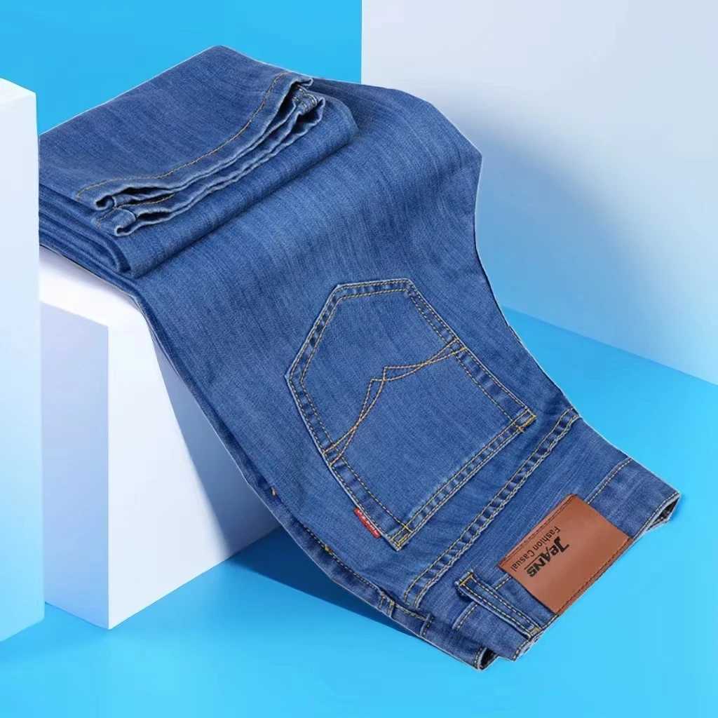 New Men Classic Jeans Jean Homme Pants Men Soft Black Biker Masculino Denim Overalls Mens Pants Size 28-40 X250227