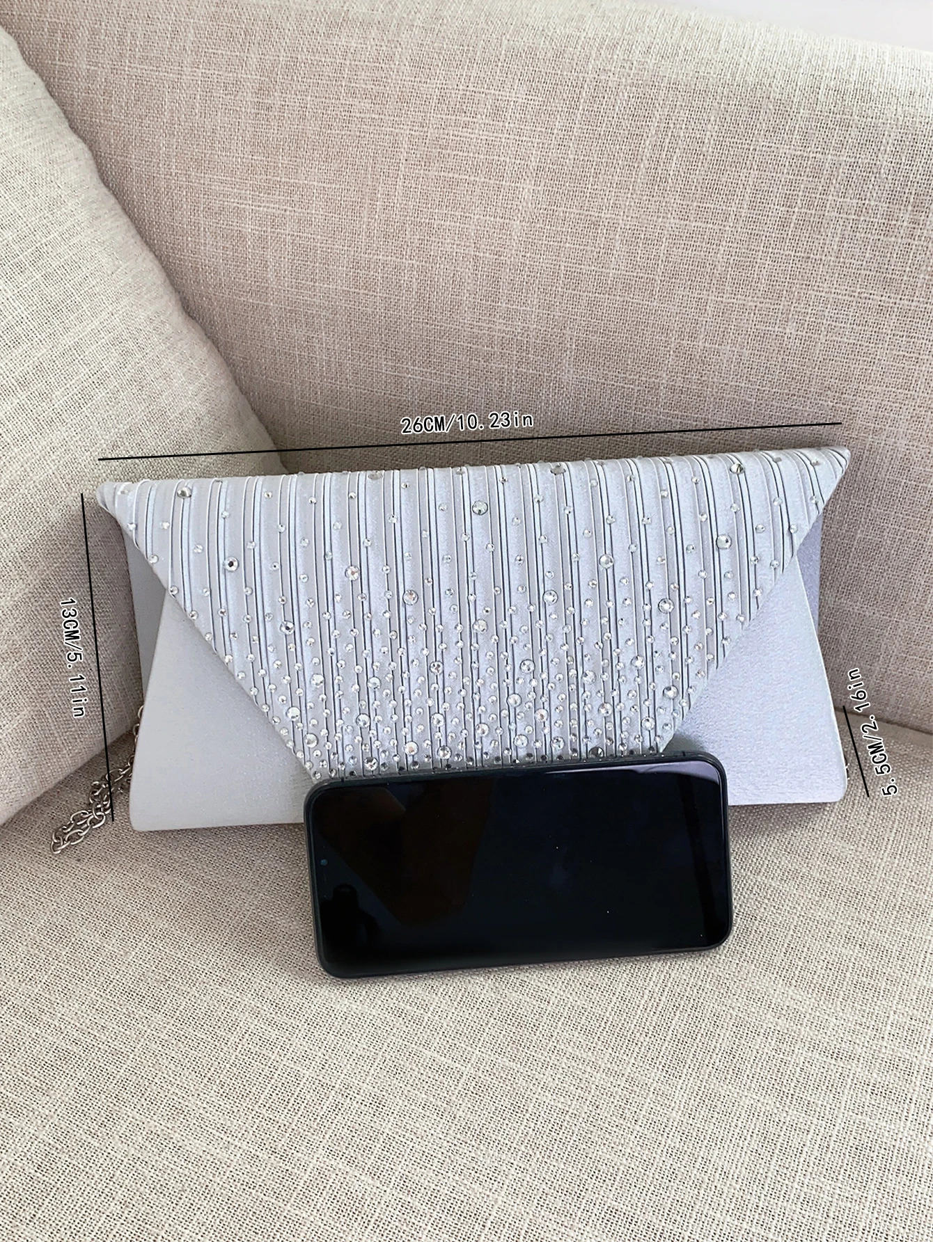 Gorgeous and trendy rhinestone decorated party girl clutch classic retro music festival carnival evening bag suitable for 250226