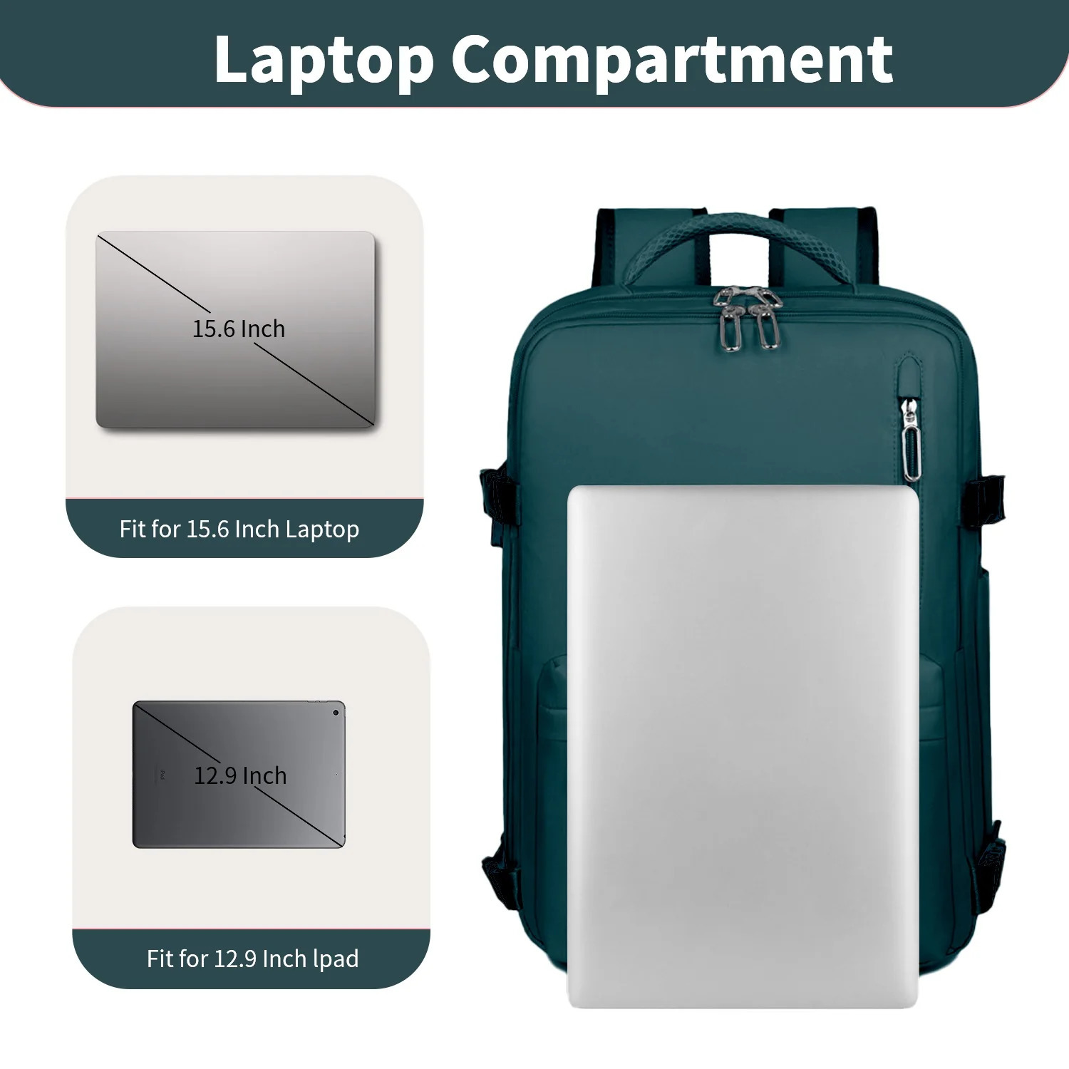 Ship from US Travel Backpack For Men Women Carry On Traveling Bag with TSA Large Computer Pocket USB Port Shoe Pouch Outdoor Hiking Climbing 250227FBB