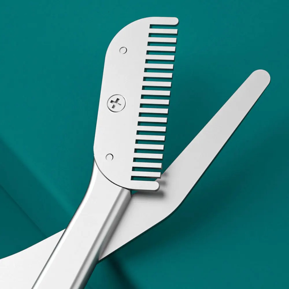 Stainless Steel Eyebrow Trimmer Scissor Beauty Products for Women Eyebrow Scissors with Comb Eyebrow Shaver Makeup Tools 250224