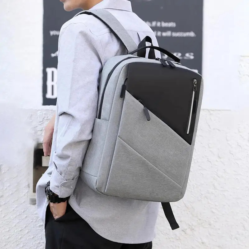 Ship from US Anti Theft Laptop Backpack Travel Airline Approved Waterproof College School Bag With USB Charging Port For Men Women 250227FBB