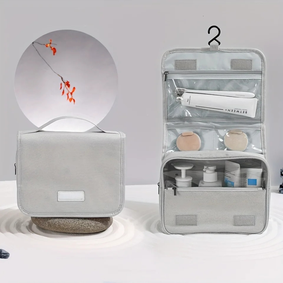 Ship from US Laundry Bag Spacious Multi functional Hook ned for Convenient Organization Waterproof Cosmetics and Compact Travel Accessories 250227FBB