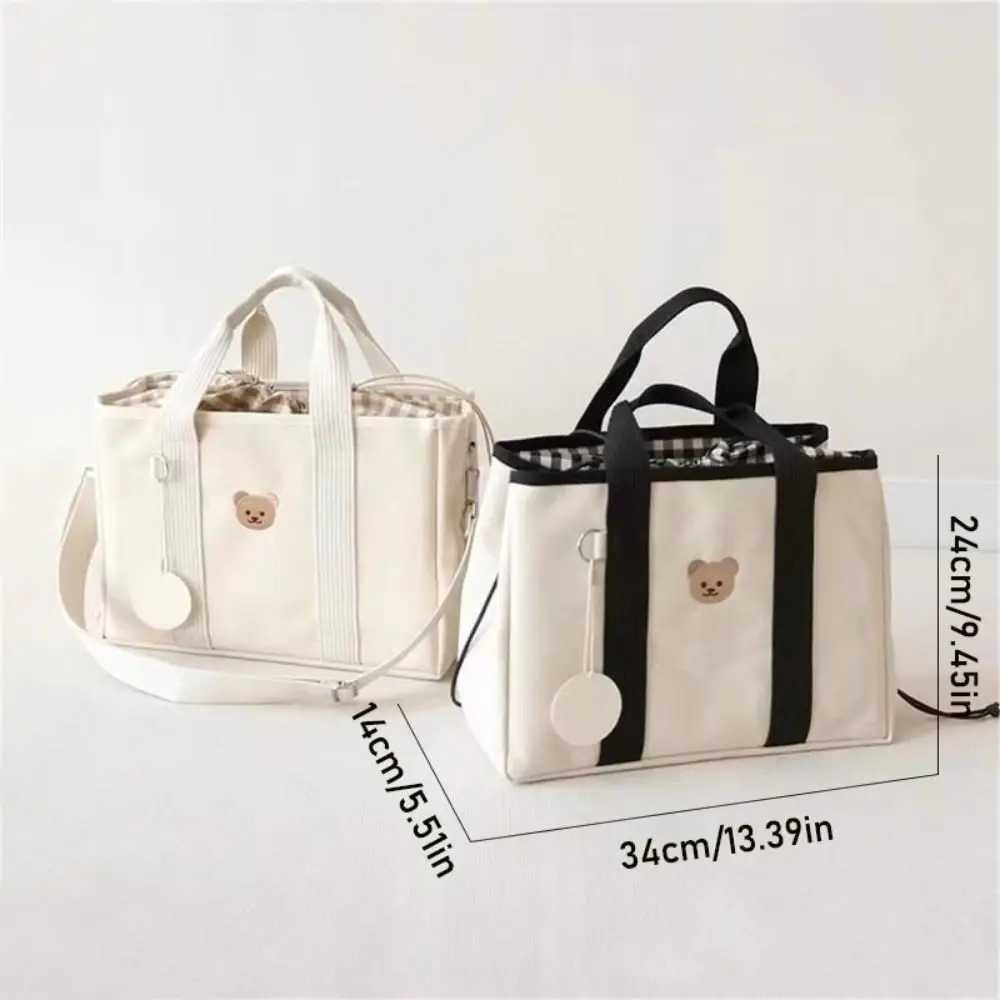 Diaper Bags Storage drawer baby urine bag cross shaped large capacity mothers bag pregnant bag multifunctional canvas baby snack bag Y25022797T7