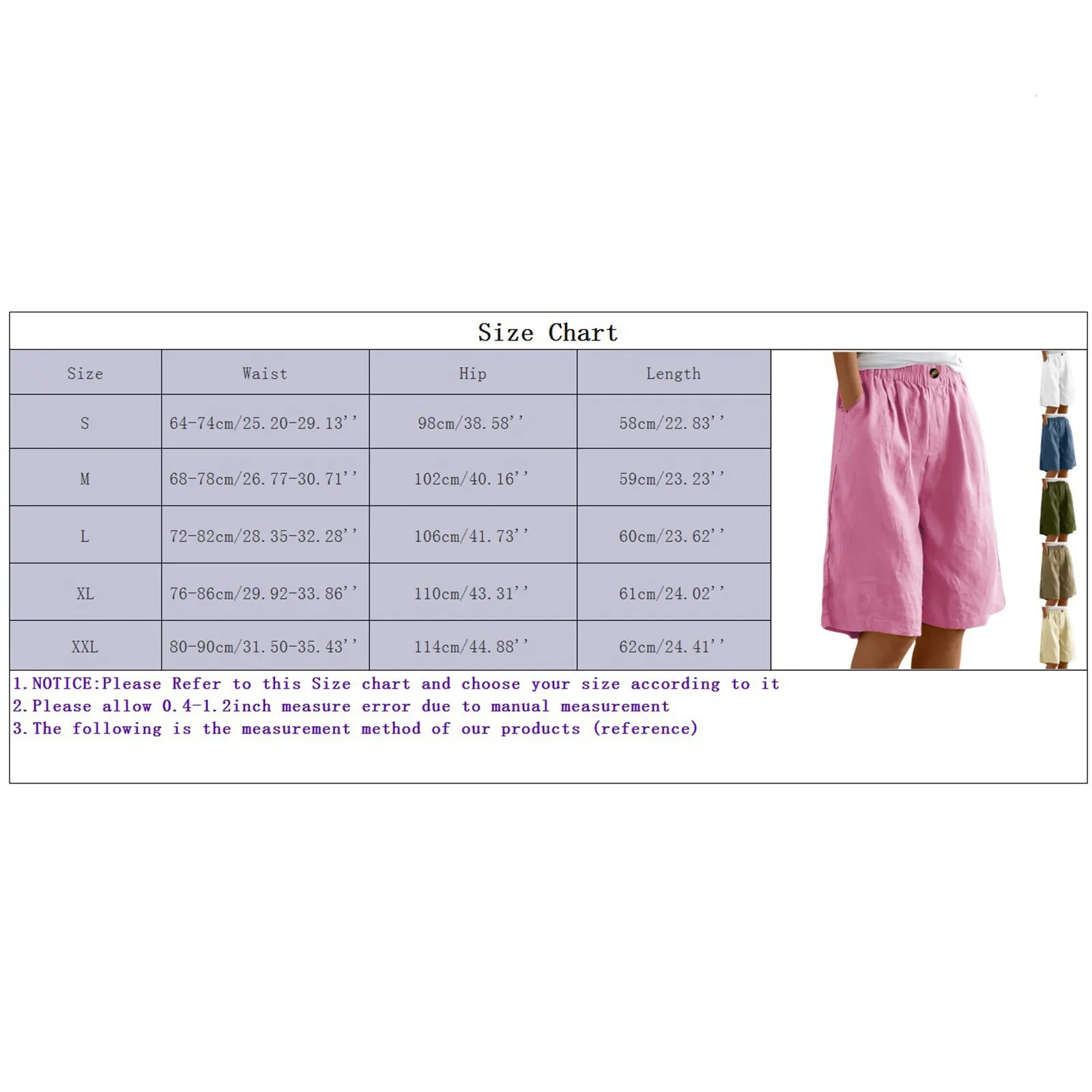 Women Bermuda Shorts Elastic Waist Solid Color Summer Shorts Casual Pocket Button Loose Joggers Y2k Streetwear Wide Leg Pants 250227