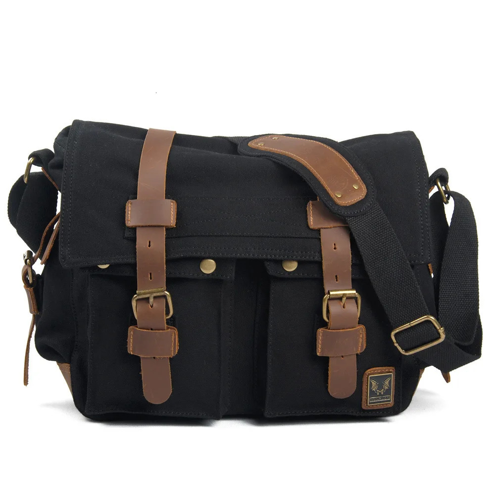 Ship from US Genuine Leather Daily Casual Shoulder Bag for Men Small Dark Brown Vintage Messenger Mens Fashion n Sling Bags 250227FBB