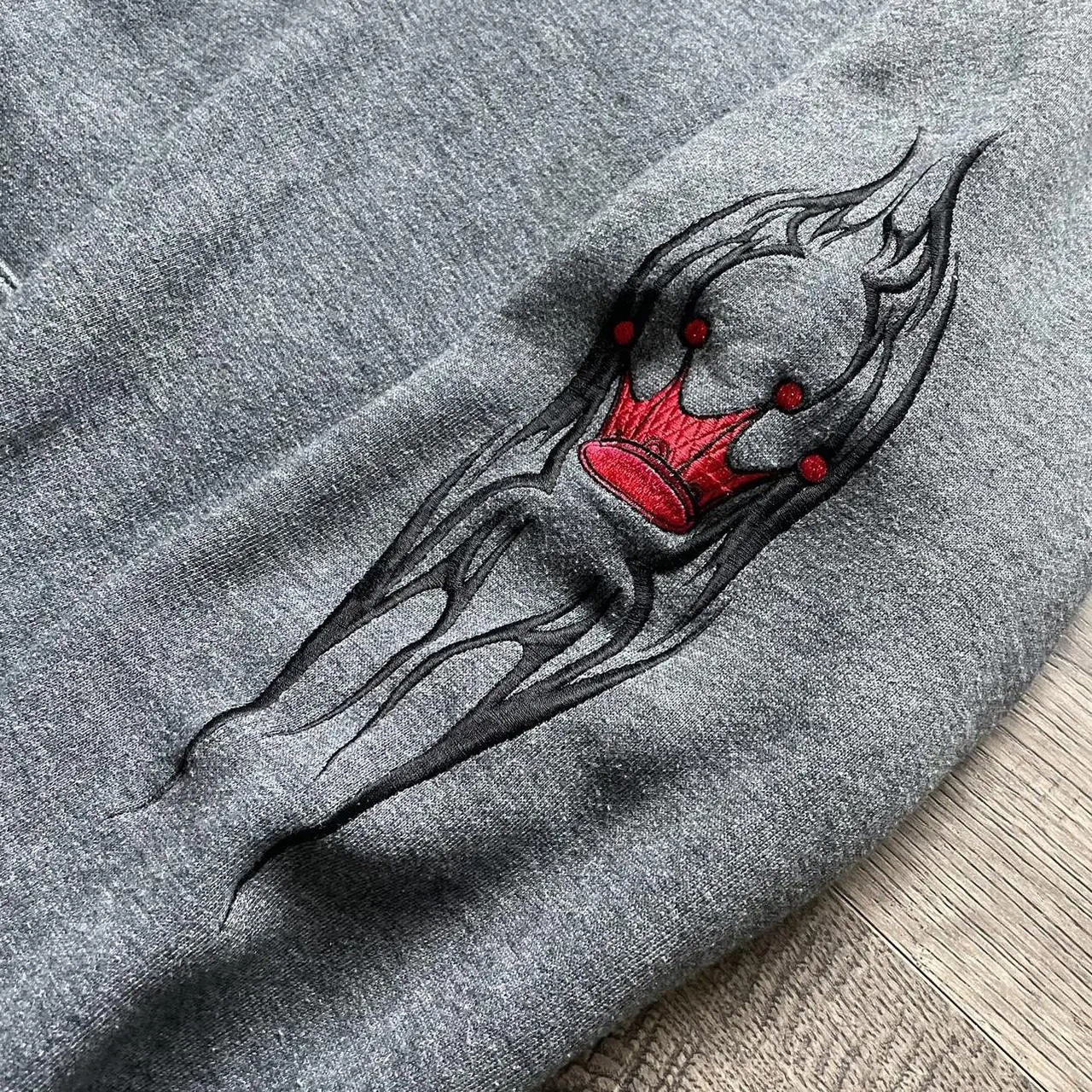 Streetwear Vintage Hoodie Y2K Clothes Men Women Harajuku Hip Hop Crown y Oversized Sweatshirt Casual Zip Jacket 250226