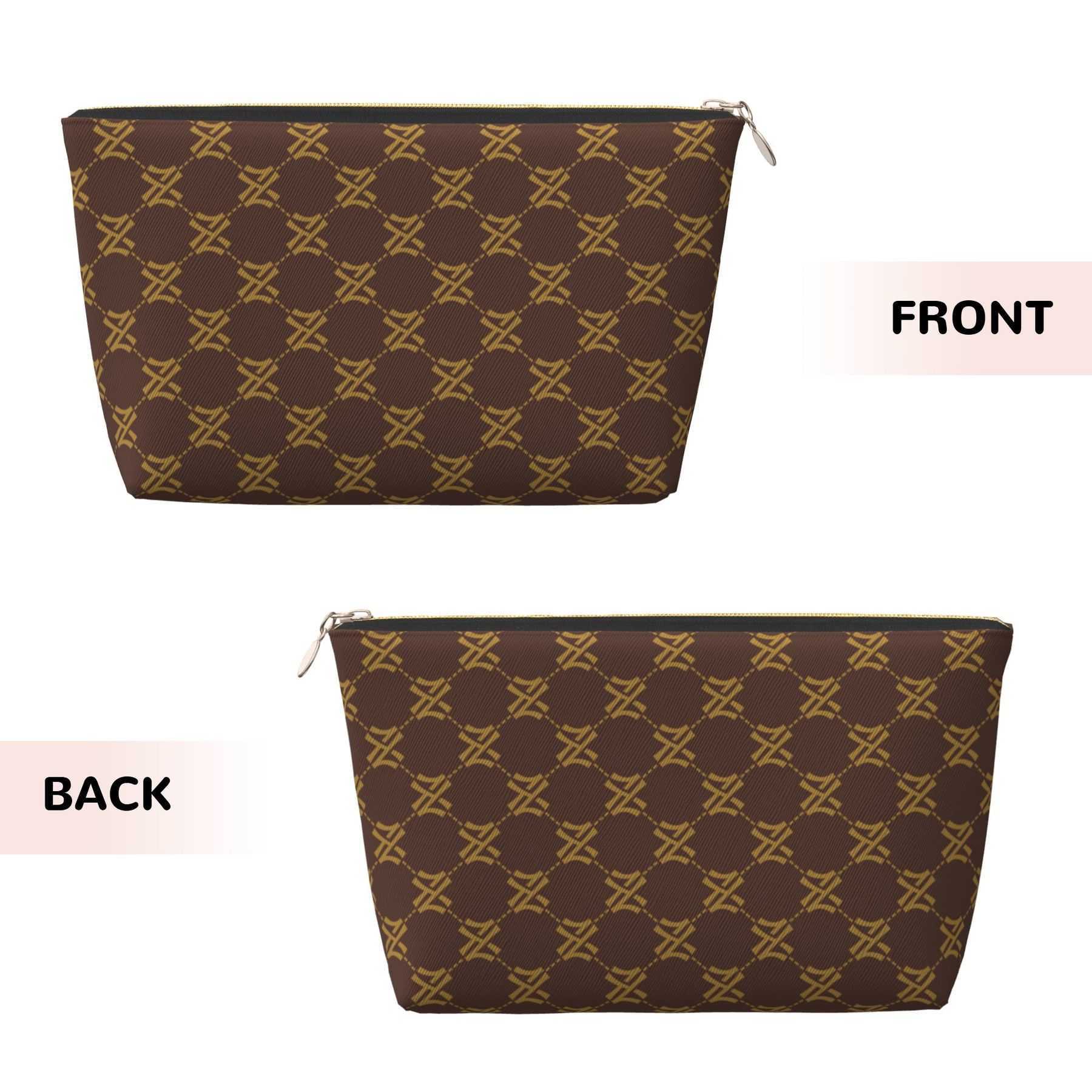 NXY Women Leather Travel Toiletry Bag Vintage Makeup Bag Designer Cosmetic Pouch Lady Luxury Clutch Wash Toiletry Bags 250227