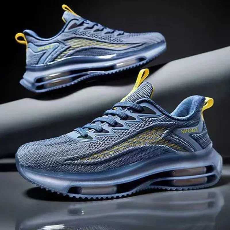 Black Green Men Sneakers Running Boots NEW top Outdoor Jogging Sports Shoes Mesh Breathable Cushioning Basket Footwear M Big Size 45 Z250224