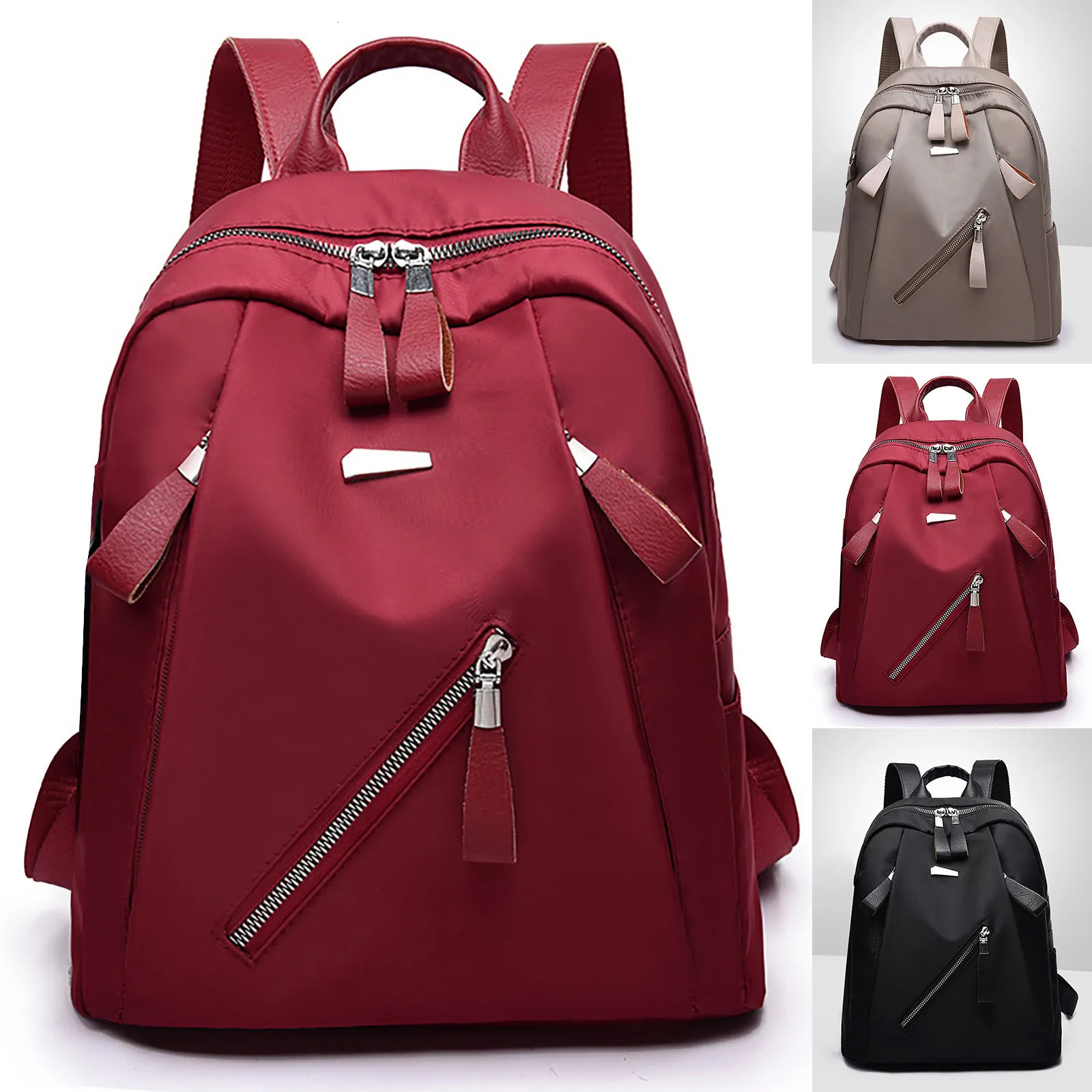 Ship from US WomenS Korean Fashion Waterproof Cloth Backpack Backpacks For Men Students School Bags 250227FBB