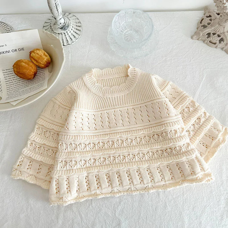Korean style sisters clothes baby girls knitting clothes spring autumn baby pants girl dress children sweater 250227