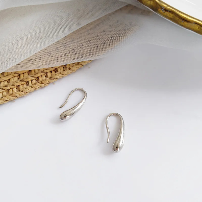 Trendy Smooth Surface Shiny Gold Color Teardrop Earrings For Women Selling Delicate Jewelry Girl Custom 250210