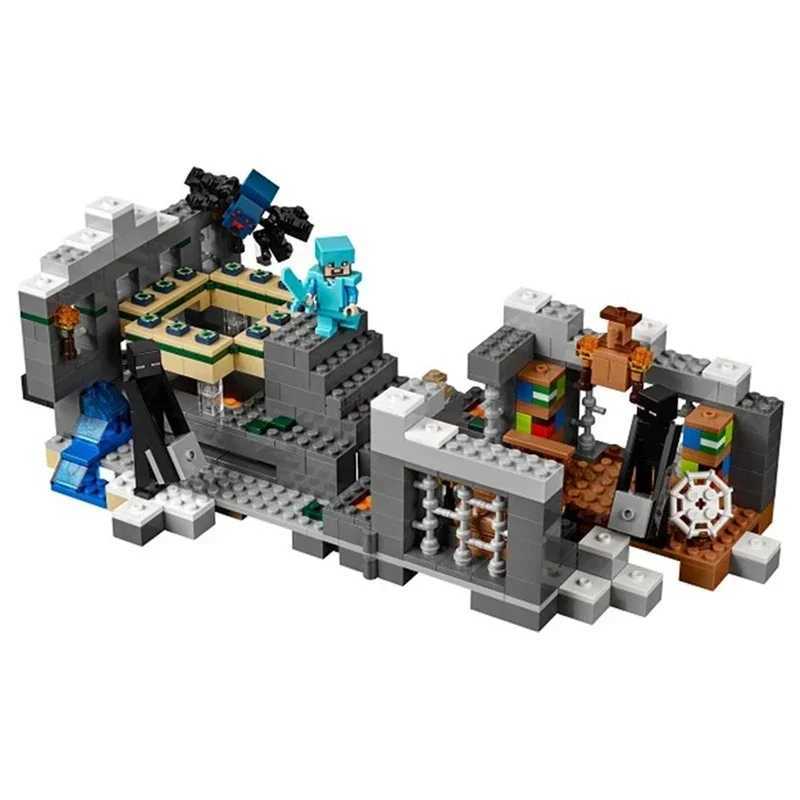 571 Cpatible 21124 Port Cave Farm Village Buildings B Blocks Childrens Gift Toys Y250227