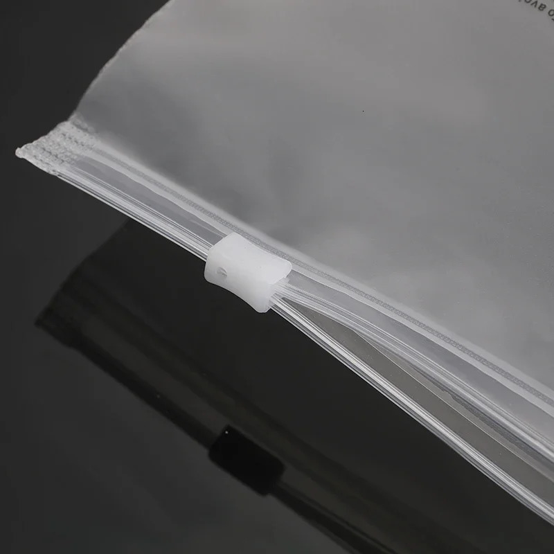Ship from US 10Pcs 16Wires Frosted Zipper Bag Underwear Panties Socks Packaging Supplies Cosmetic Storage Bags With Air Hole Resealable 250227FBB