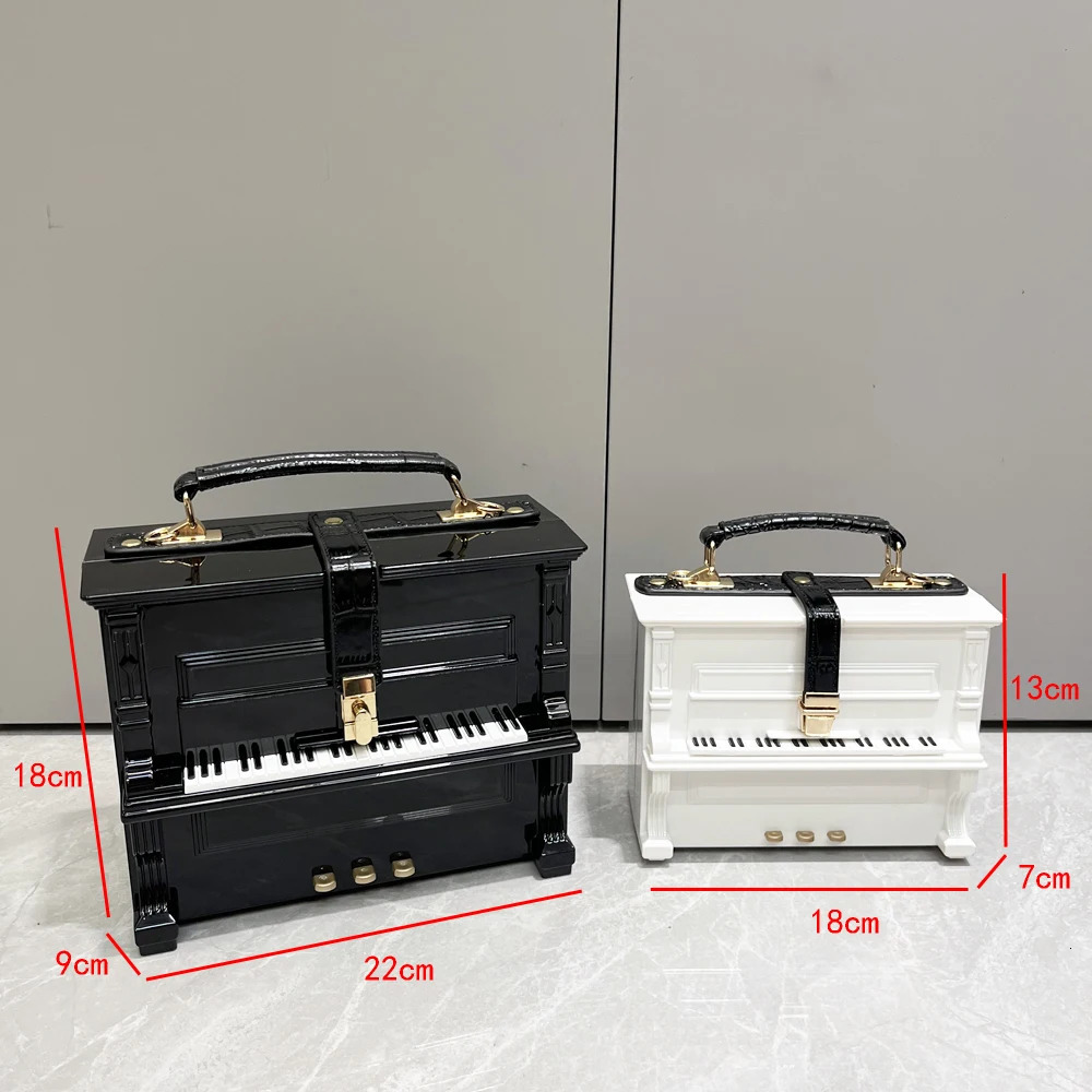 purses and handbags y ner crossbody shoulder bag For Women piano shape handmade bags Purse Messenger Bag banquet 250226