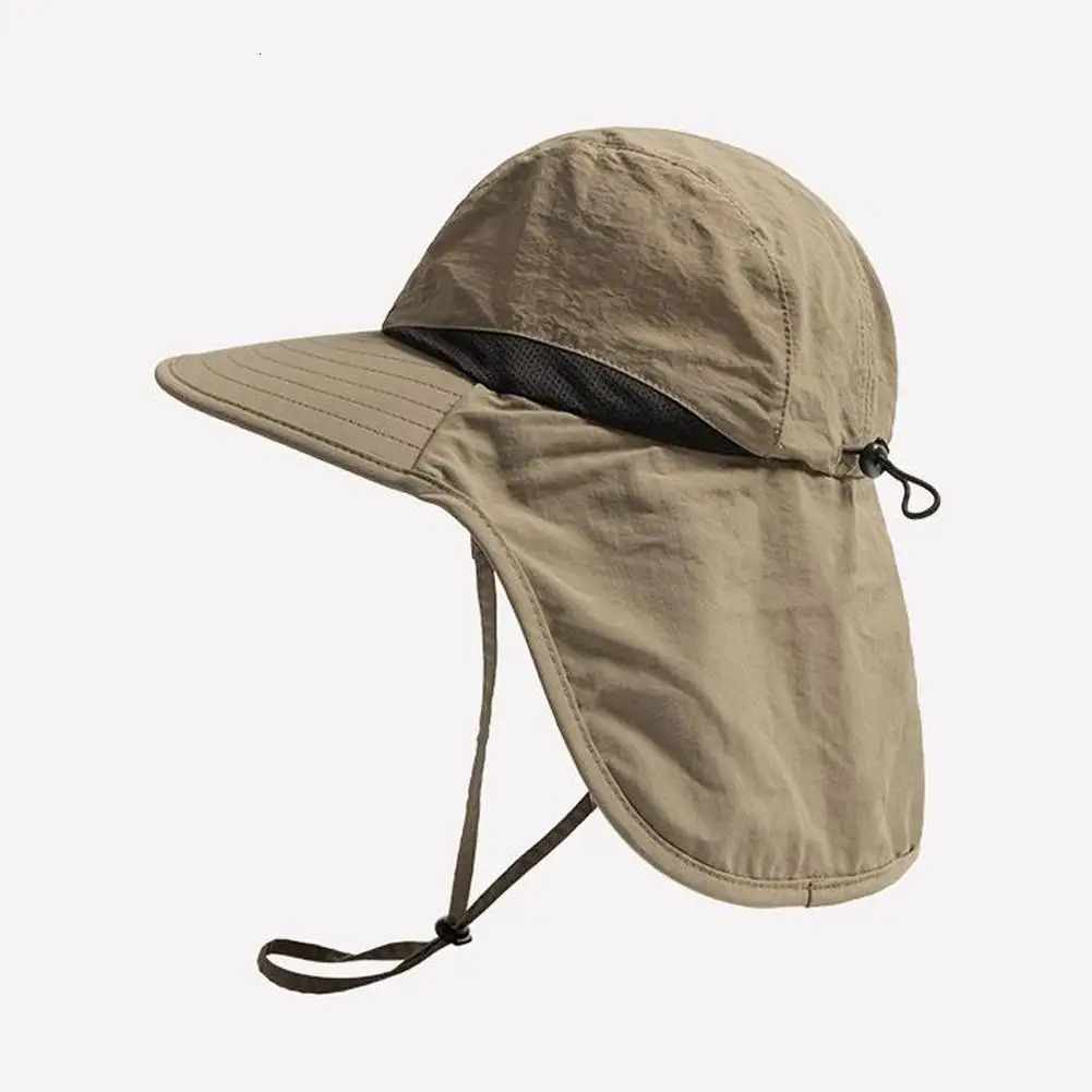 Quick-Drying Bucket Hat Fisherman Hat Sunscreen Cap Sun-Proof Panama Cap Sun-Shade Wide Brim For Hiking Hats For Men Women 250218