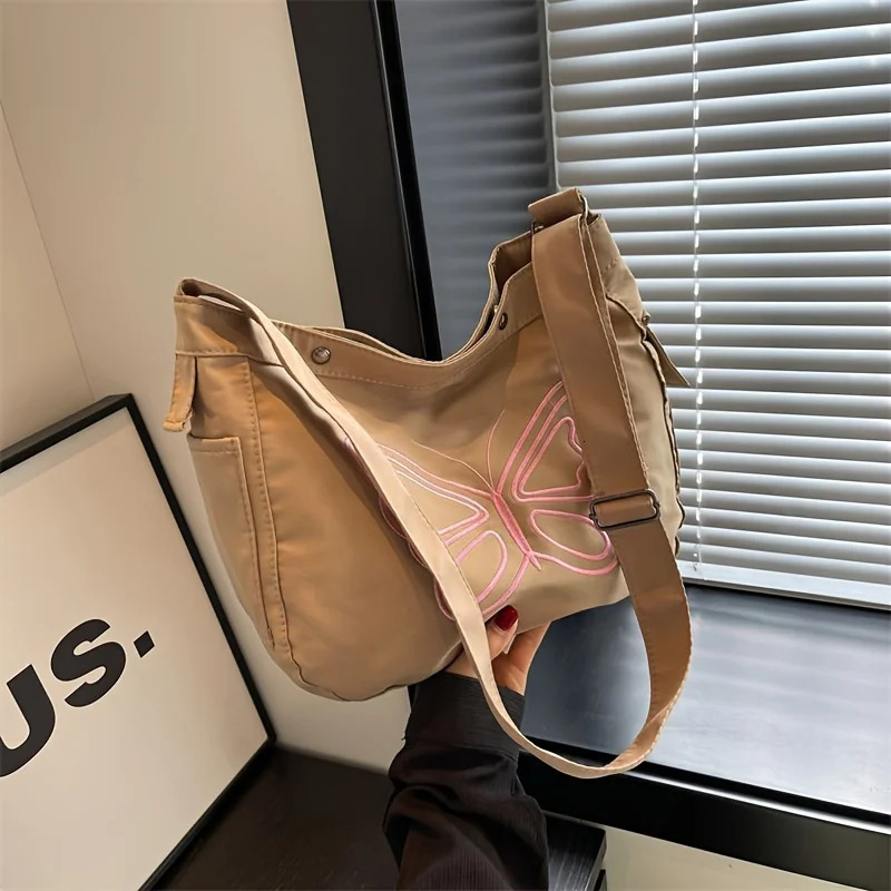 Ship from US Pattern n Hobo Crossbody Bag Korean Style Shoulder Trendy Handbag 250227FBB