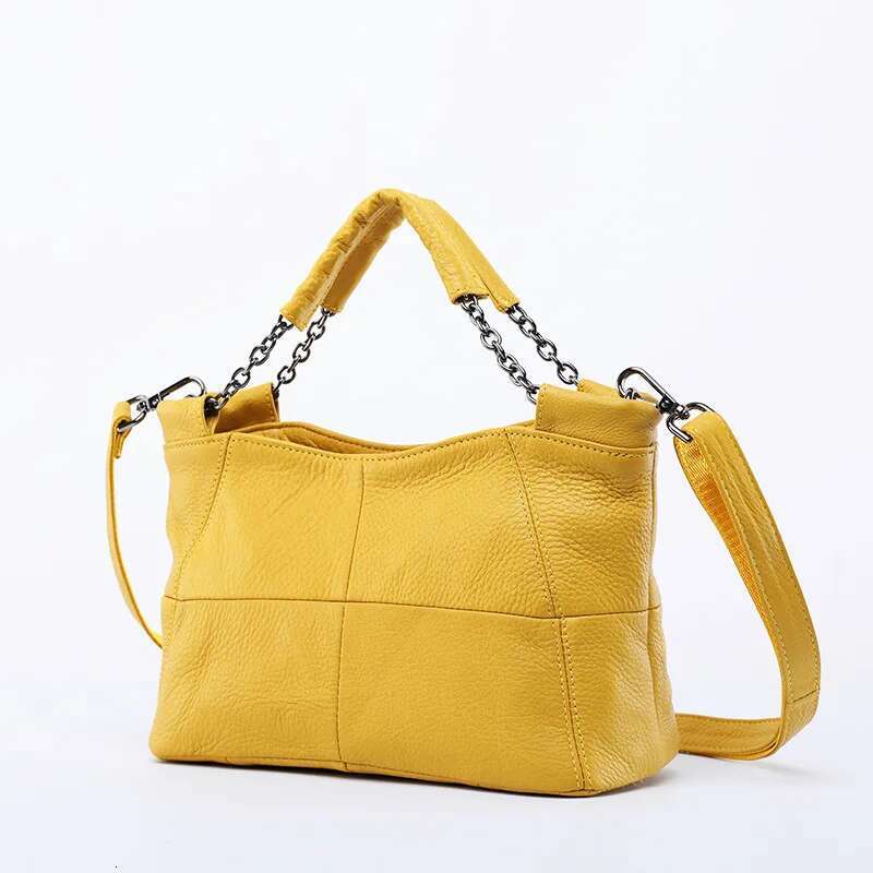 Bags For Women Designer Handbagspurses 2024 New In Vintage Genuine Leather First Layer Cowhide Chains Shoulder Crossbody