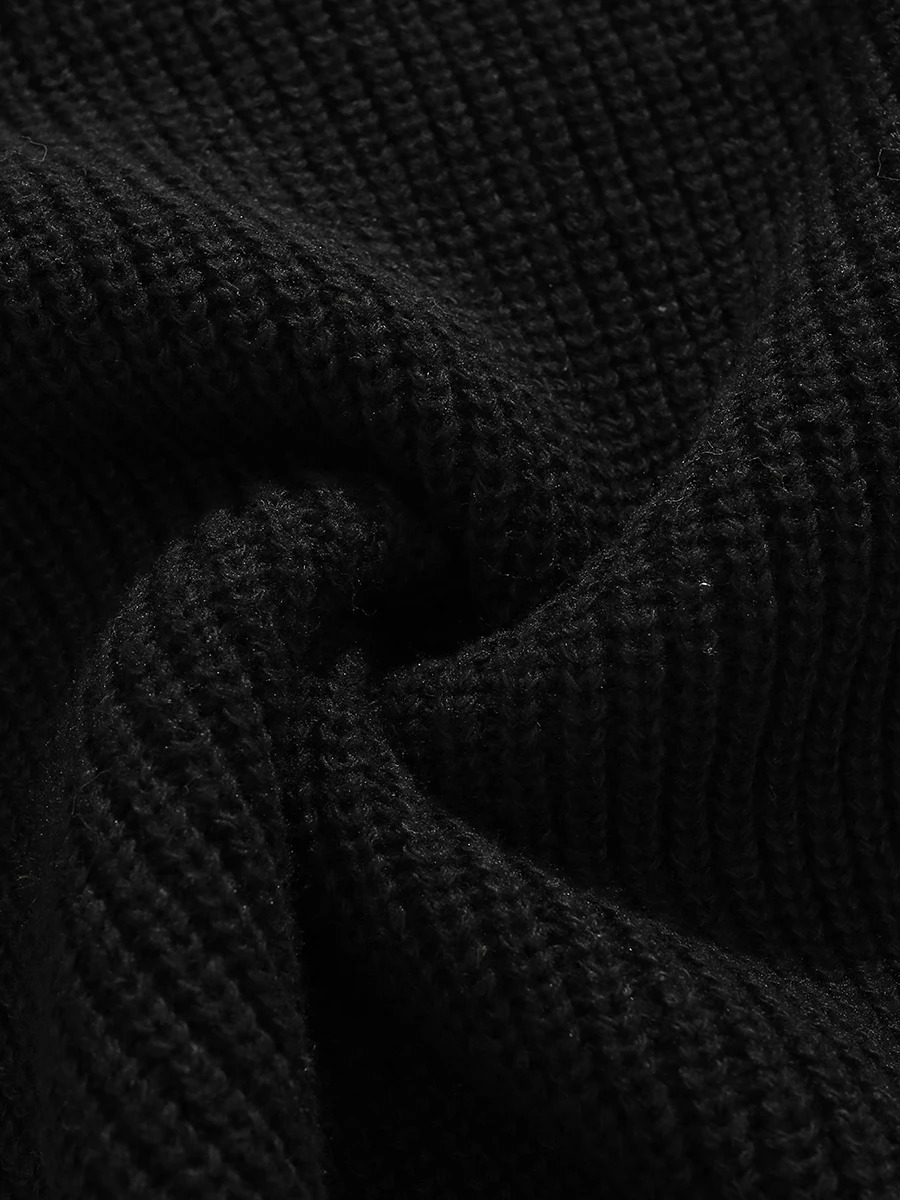 Men and Women College Style Ripped Hole Raw Edge Knitted Vests Trendy Solid Color Casual Versatile Loose Sweater Waistcoat 250225