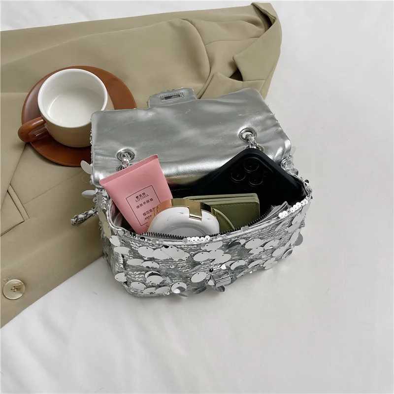 New Arrival Shoulder Bags for Women FAshionable Sequin Crossbody Bag Cute Purses and Handbags T250227