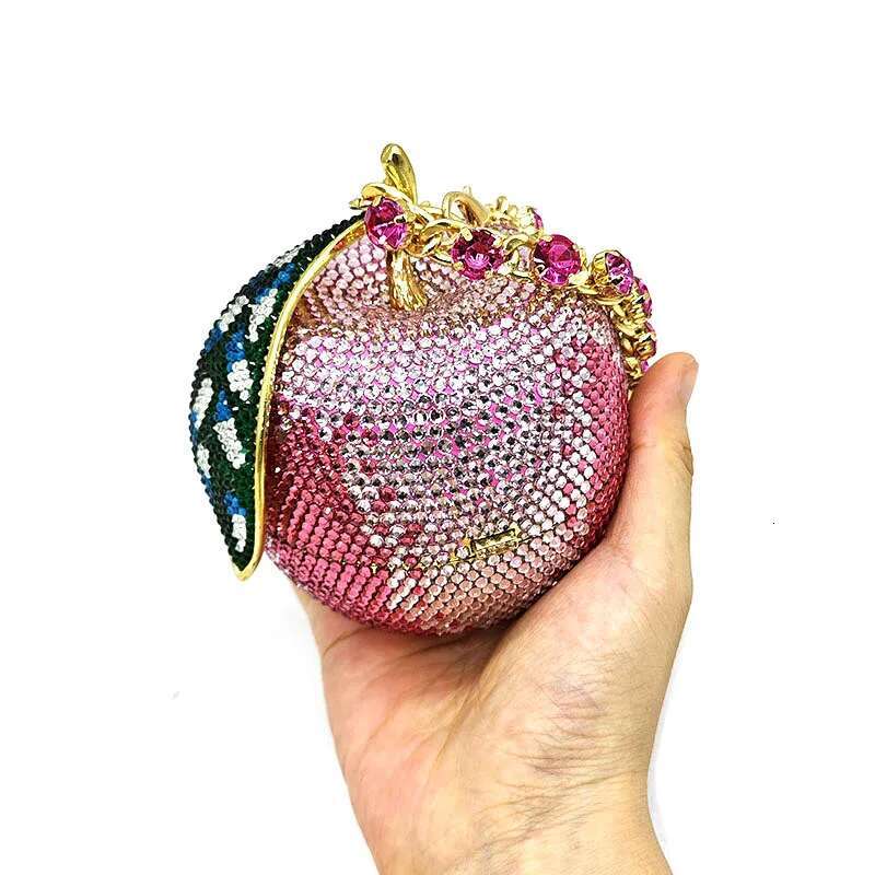 Ladies uries Bridal wedding purses women evening party fruit crystal clutches
