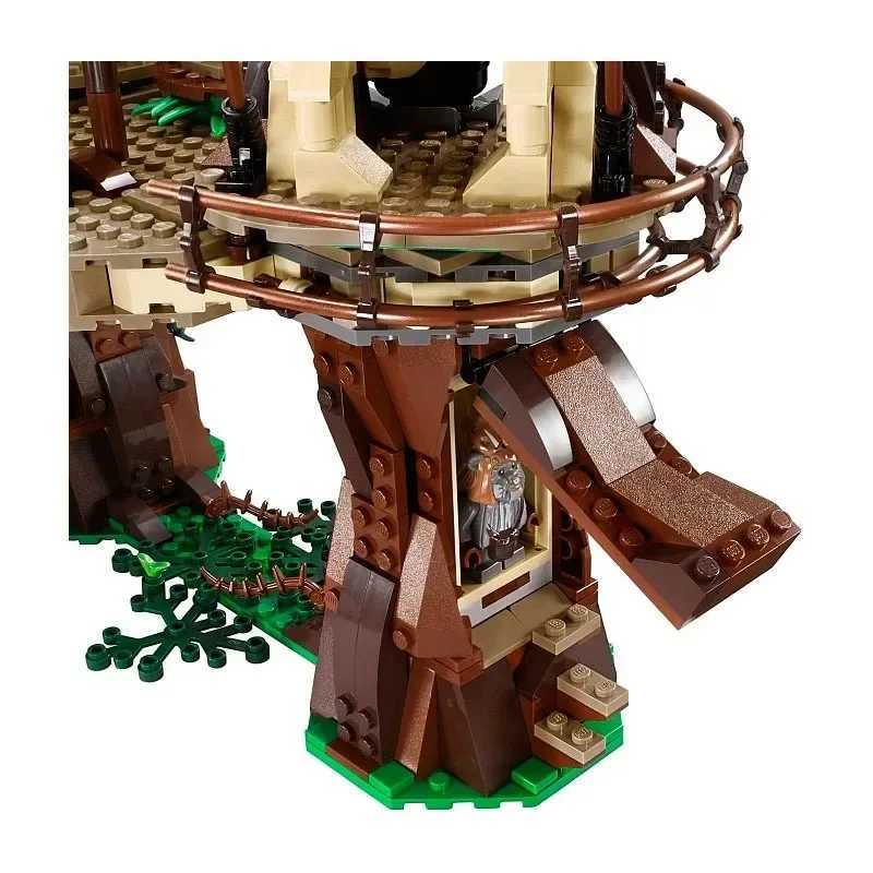 1990 PCS Fit Ewok Village Building Blocks B Model Toys Cpatible 05047 10236 Kid Birthday Christmas Gifts Y250227
