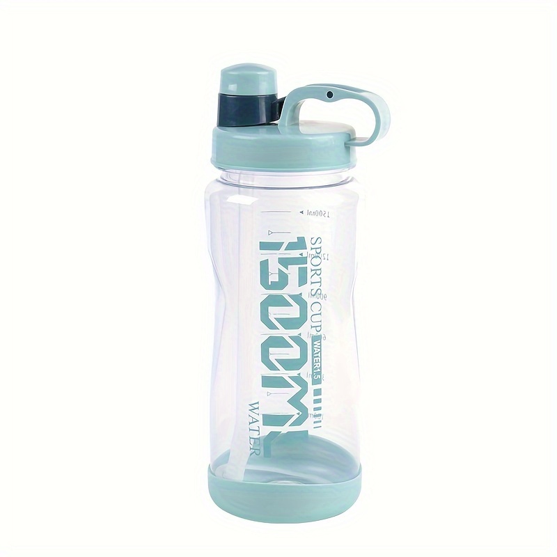 Water Bottle with Time Marker 1500ml Water Bottle with Straw Gym Sport Water Bottles 53oz