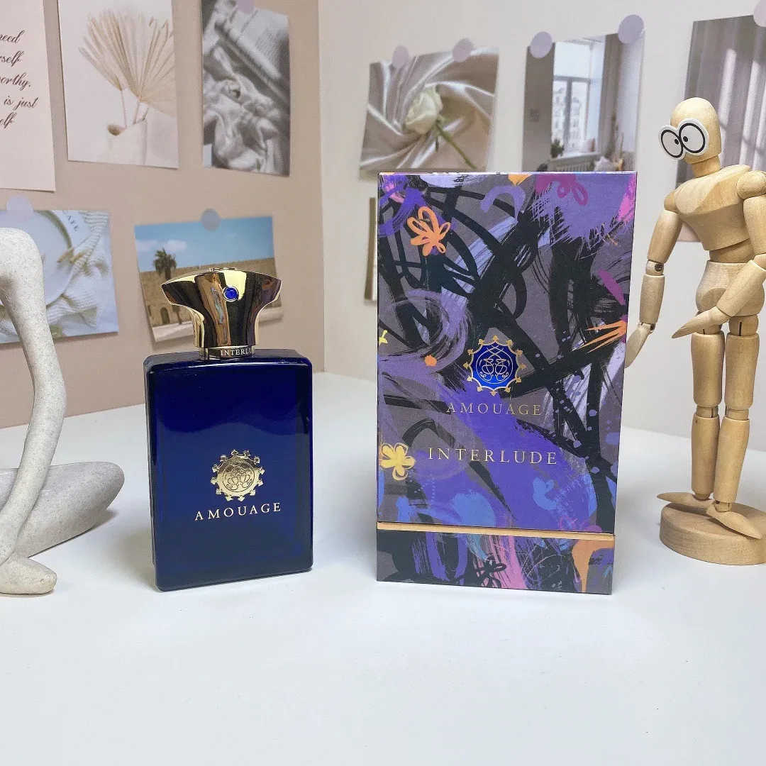 Amouage Perfume Interlude Guidance Overture Honour Love Tuberose Epic Man Women Fragrance 100ml Eau De Parfum Long Lasting Smell High Quality Fast Delivery
