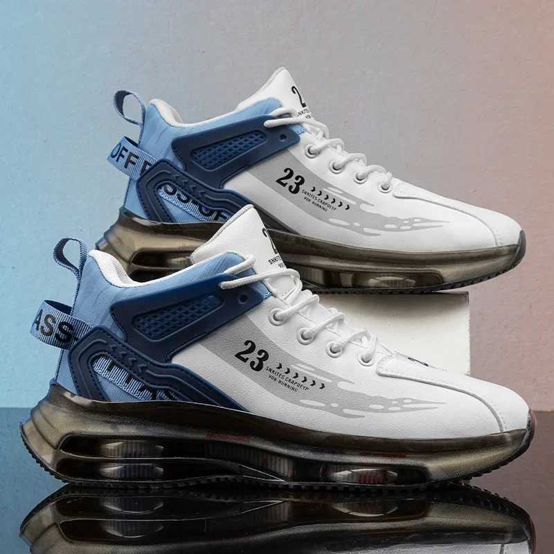 Mens Sneakers New in High Top Running Shoes Round Toe Platform Shoes Casual Fashion for Men Sneakers Zapatillas De Deporte Z250227