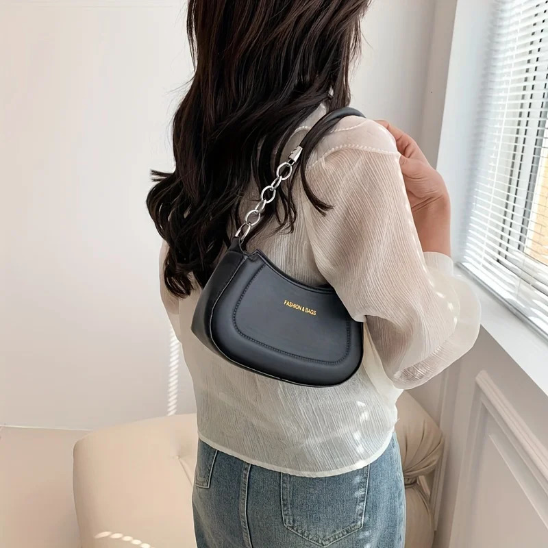Ship from US Fashion Crossbody Bag Trendy Shoulder Crescent Womens Casual Handbag Purse 250227FBB