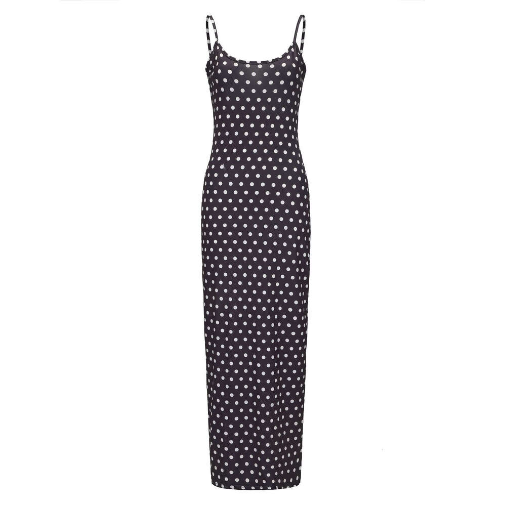 New women's European American summer fashion suspender sexy backless printed dress leopard print 2025 new style chic and elegant clothing