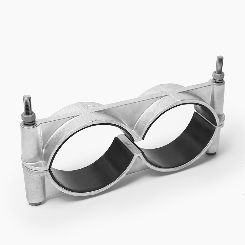 Dual Line High-Pressure Cable Clamp JGW Series Aluminum Alloy Single Core Cable Fixing Clip