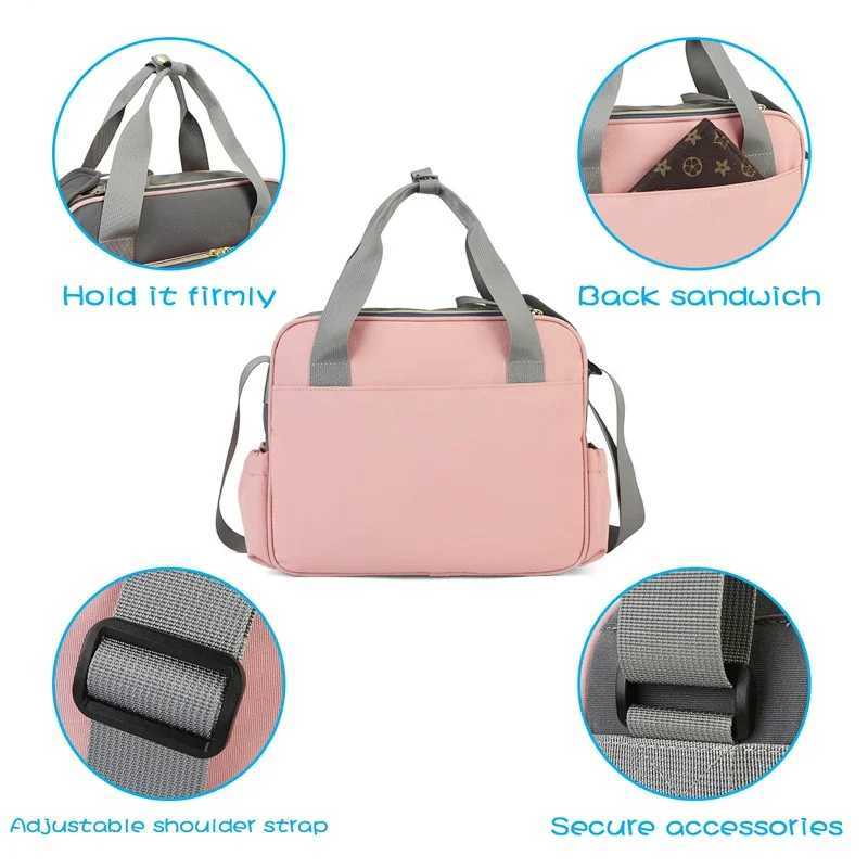 Diaper Bags New Style Waterproof Diaper nappy Bag Large Capacity Messenger Travel Bag Multifunctional Maternity Mother Baby Stroller Bags Y250227IUGP