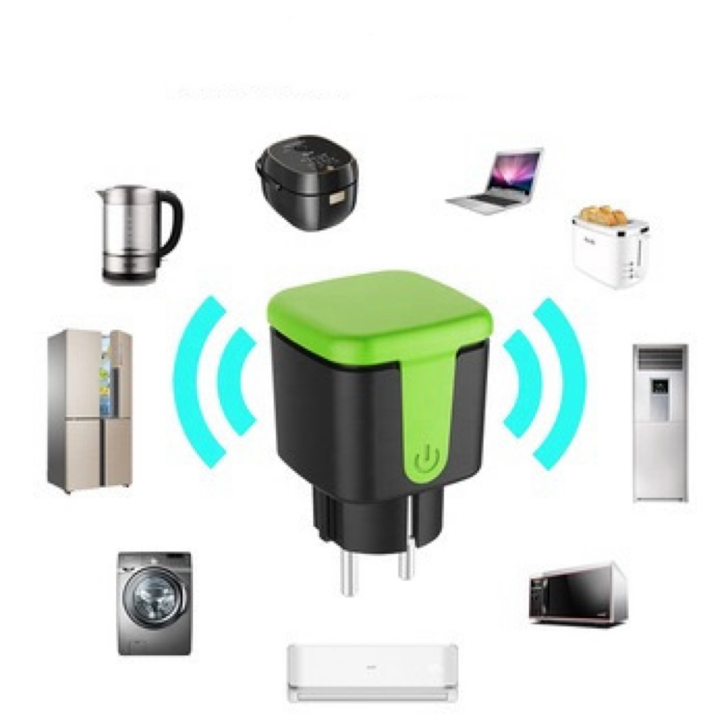 Voice Controlled Water Resistant Smart Wall Socket - Integrated Mobile App Control for IoT Ecosystems 20K#100