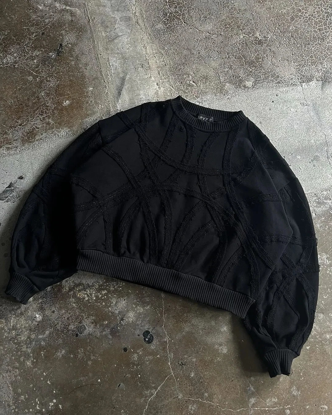 Streetwear Retro Patchwork Sweatshirt Y2K Long Sleeve Tops Mens Punk Rock Hip Hop n Oversized Pullover Hoodie Clothes 250227