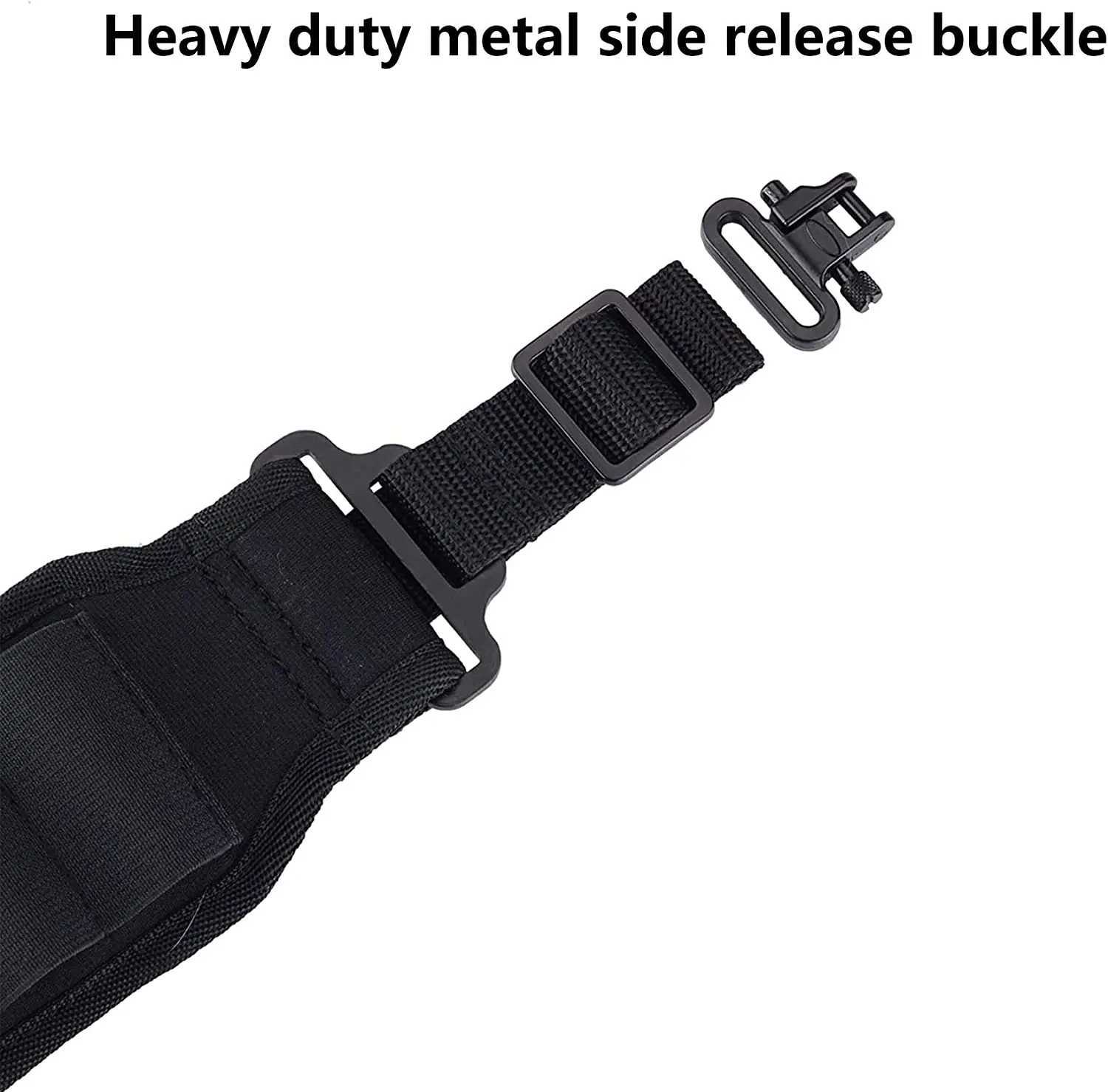 Shotgun Sling With Shell Holder 2 Point Non-Slip Adjustable Ammo Sling For Shotgun-Shotgun Sling With 15/25 Shell Holder W250227