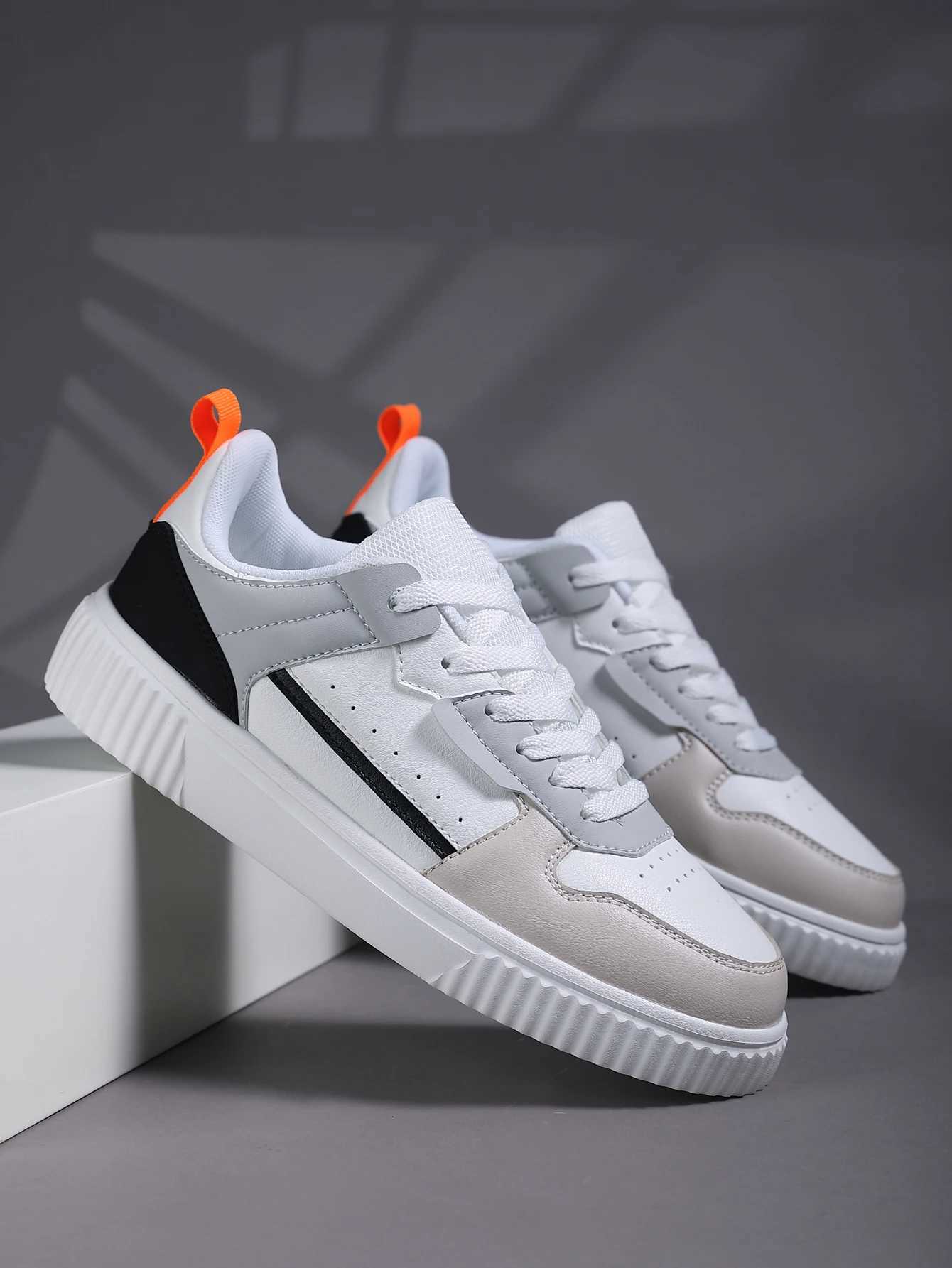 Mens Shoes New Fashion Trend Versatile Breathable Mens Sports Shoes Comfortable Lightweight Casual Shoes Outdoor Walking Shoes Z250227