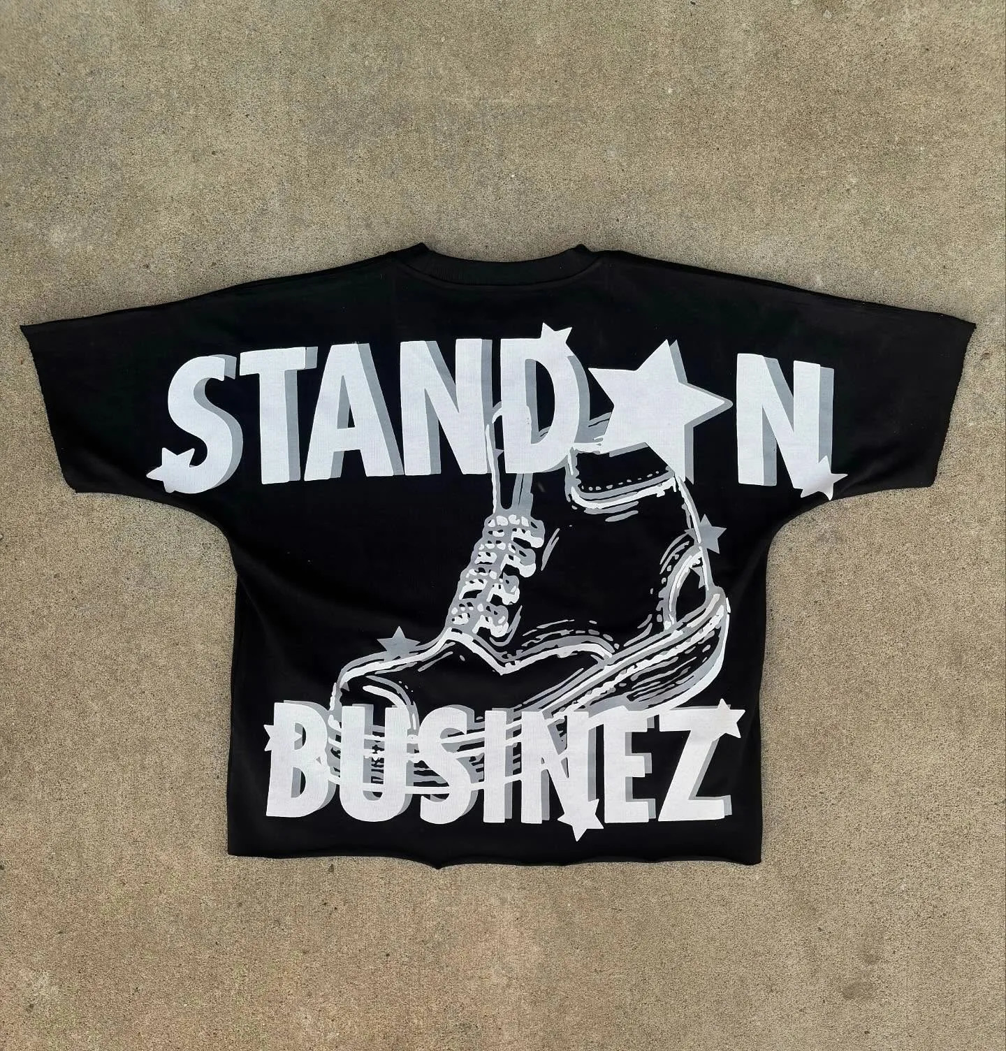 Streetwear Y2K Oversized T Shirt Harajuku Hip Hop Letter Shoes Graphic Print Men Women Gothic Cotton Tops Clothing 250226