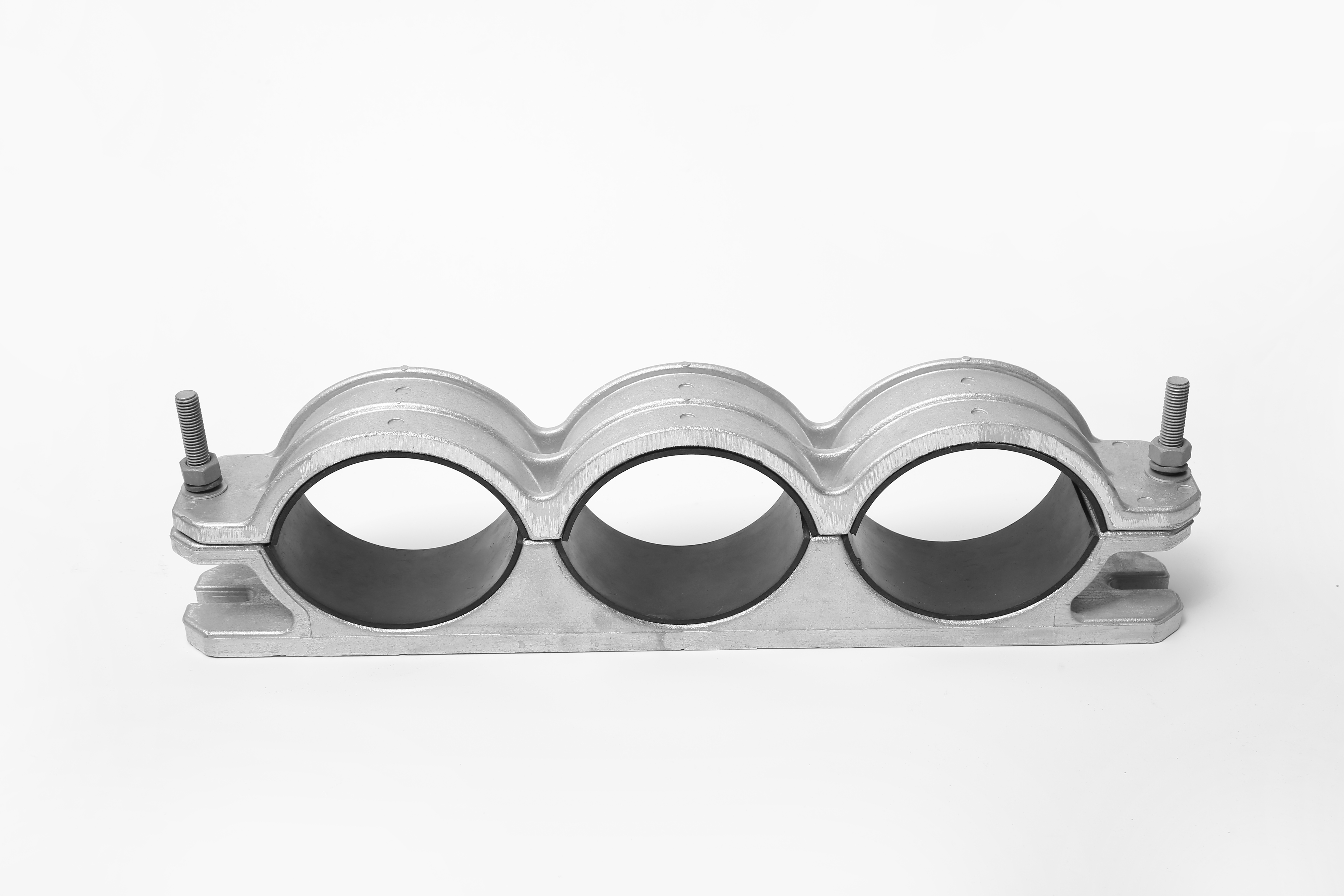 Heavy Duty Aluminum Alloy Cable Bracket JGW Series for Stable Fixation of Triple Wires at High Pressures