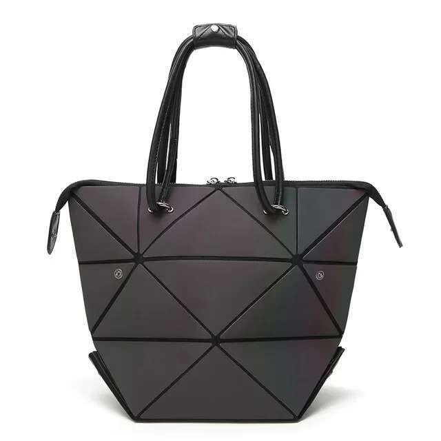 Women's Bags Luminous Geometric Fold Over bag Brand Women Handbag Designer Dia Lattice Shoudler Bags for women