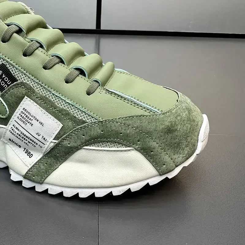 Mens Sneakers Luxury Brand Leisure Shoes Designer Platform Running Shoe Leather Casual Shoes for Men Tennis Shoes 2024 Z250227