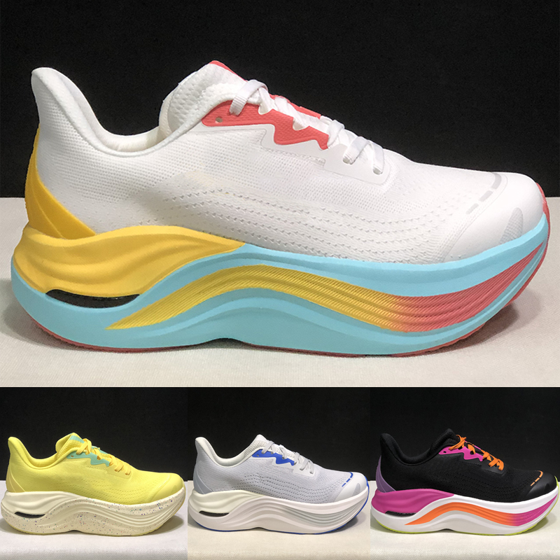 Top Men Women Running Shoes Skyward X Trail Tainers Black Electric Aqua Lemonade Sunlight Virtual Blue Swim Day Ones Outdoor Sneakers Size 36-45