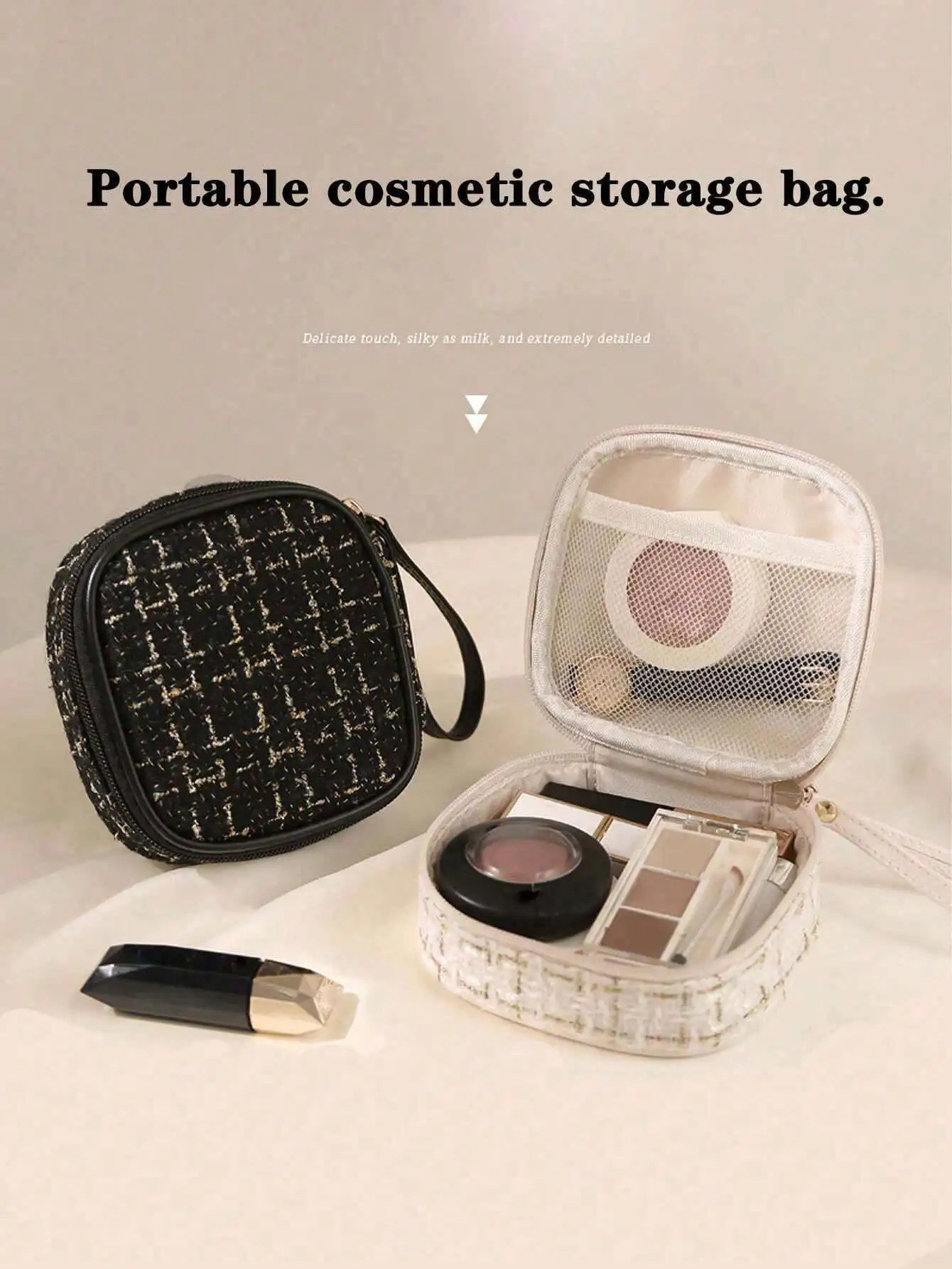 Ship from US 1pc Korean Style Cosmetic Bag Portable Mini Sanitary Napkin Menstrual Travel Makeup Organizer 250227FBB