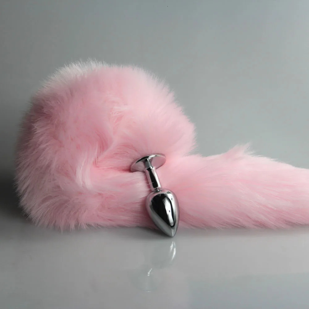 Pink Fox Butt Plug Tail Anal Teaser Comfort Furry Beginner Sex Toy Indeed Explore Ass Dog Play Women stimulate Furry Cosplay 250227