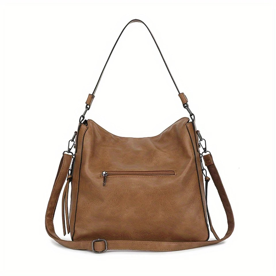 Ship from US Hobo Purses Handbags for Woman Crossbody Large Handbag Ladies Shoulder Vegan Fashion Leather Tote Bag 250227FBB
