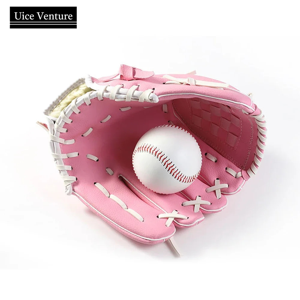 Outdoor sports baseball gloves PU leather hitting gloves soft ball practice equipment baseball training and competition gloves 250227