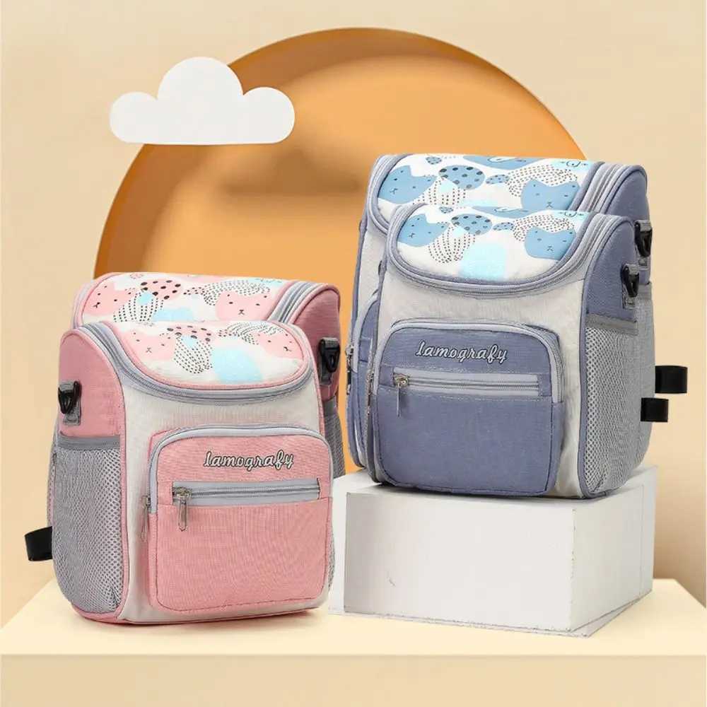 Diaper Bags Lightweight Universal Diaper Backpack Large Capacity Waterproof Mommy Bag Zipper Paper Bag Durable Pacifier Pocket hospital Y2502271HMP