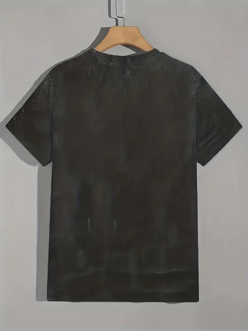 Spade Letters Print Mens Graphic T-Shirt Casual Short Sleeve Comfy Tees Summer Fashion Streetwear Male Oversized Clothing 250226